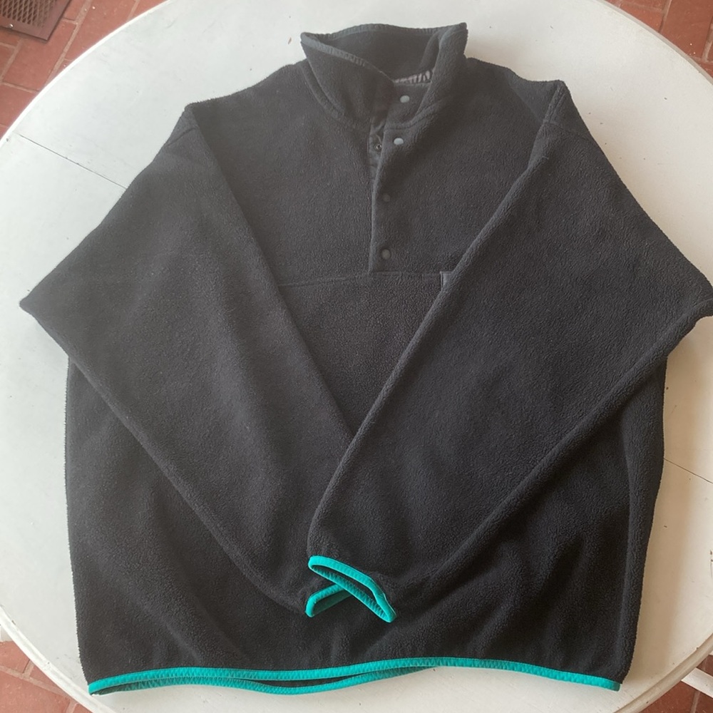 Men’s Patagonia Synchilla Black Sherpa Size XL Comfy Pullover